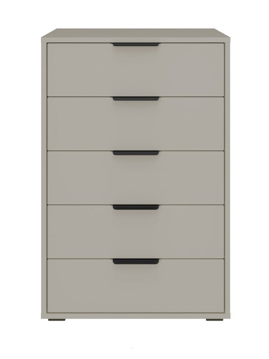 Комод Оптима ОП-05 цвет глиняный серый/риолит - лучшие Комоды в INMYROOM