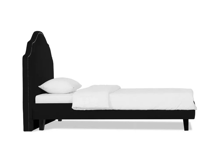 Кровать Princess II L 120х200 черного цвета - купить Кровати для спальни по цене 60440.0