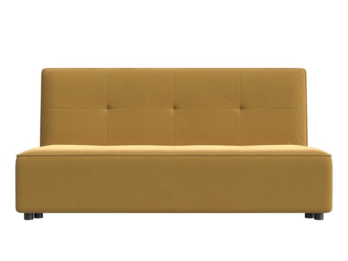 Прямой диван-кровать Зиммер желтого цвета - купить Прямые диваны по цене 23999.0