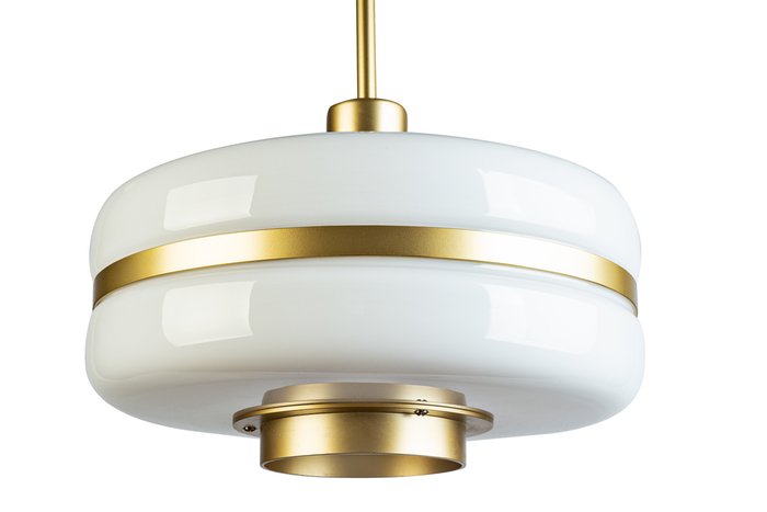  Лампа потолочная с белым плафоном - купить Подвесные светильники по цене 16080.0