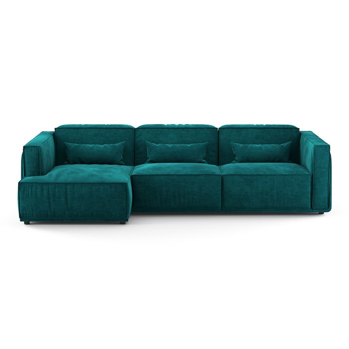 Диван-кровать угловой Vento Light темно-зеленого цвета - купить Угловые диваны по цене 159600.0
