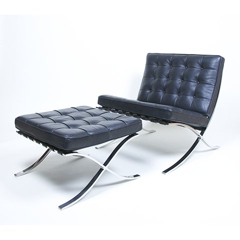 Кресло Барселона синего цвета - купить Интерьерные кресла по цене 111000.0