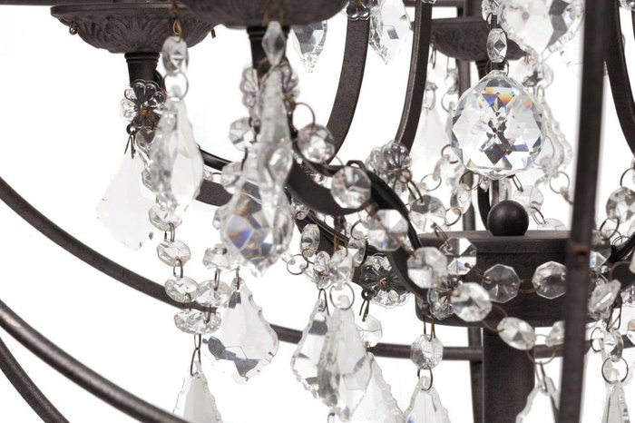 Люстра Foucault's Orb Crystal с хрустальными подвесками - купить Подвесные люстры по цене 50000.0