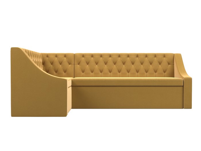 Угловой диван-кровать Мерлин желтого цвета левый угол - купить Угловые диваны по цене 48999.0