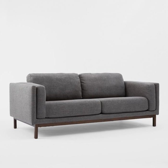 Прямой диван Холден серый - купить Прямые диваны по цене 88000.0