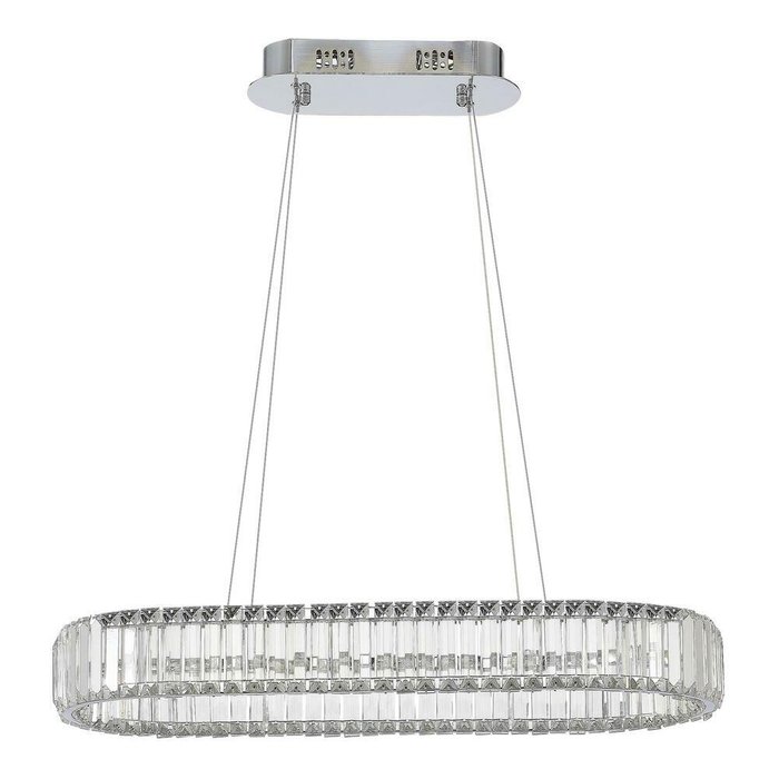 Светильник подвесной ST-Luce Хром/Прозрачный LED 1*60W 4000K TIVOLI - купить Подвесные люстры по цене 30600.0