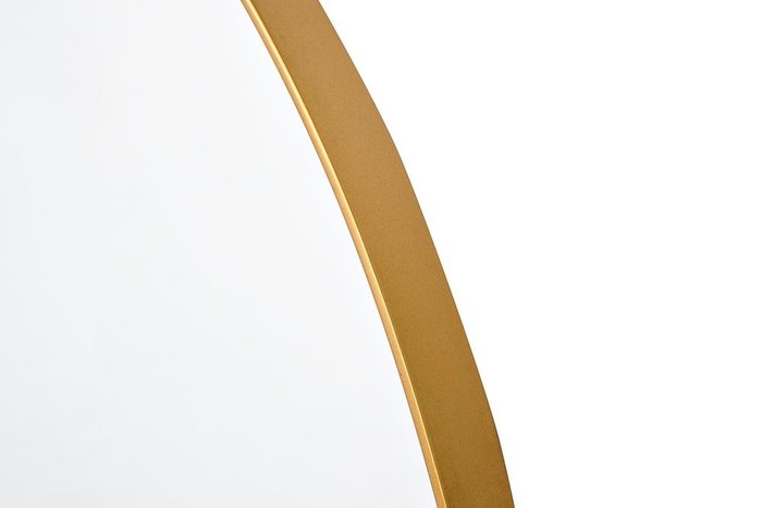 Настенное зеркало с металлической рамой золотого цвета - лучшие Настенные зеркала в INMYROOM