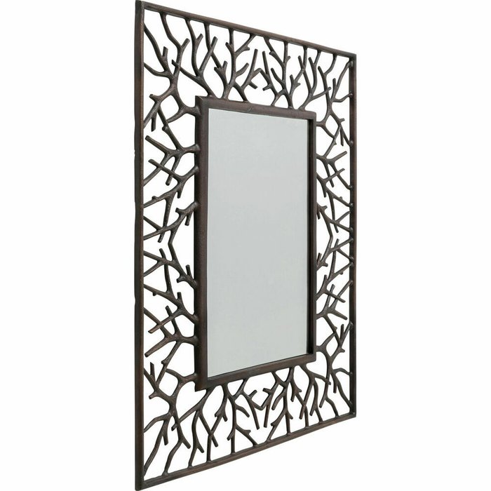 Настенное зеркало Twig черного цвета - купить Настенные зеркала по цене 39620.0