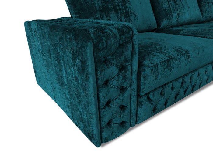 Угловой диван-кровать Прадо бирюзового цвета - лучшие Угловые диваны в INMYROOM