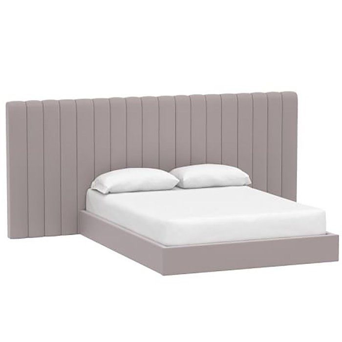 Кровать Avalon Extended Gray серого цвета 160x200