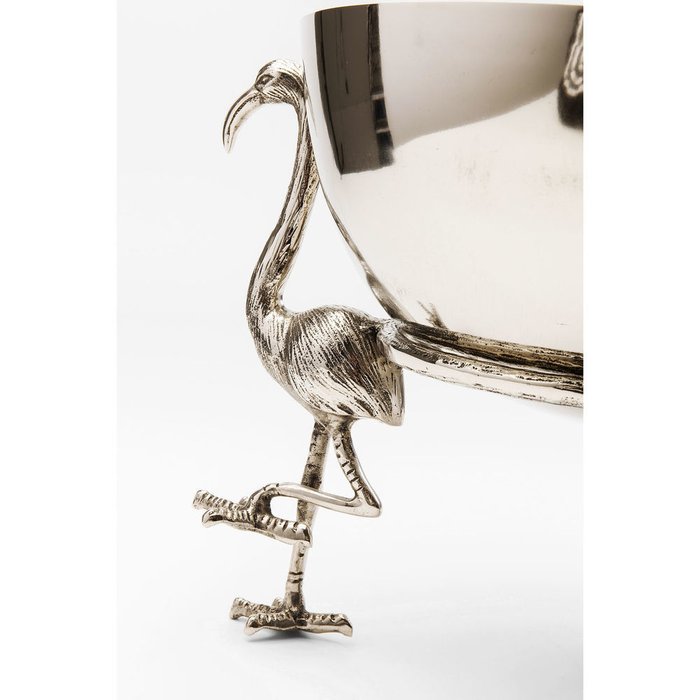 Миска Flamingo серебряного цвета - лучшие Вазы  в INMYROOM