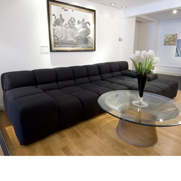 Угловой диван Tufty-Time Sofa черного цвета - купить Угловые диваны по цене 309000.0