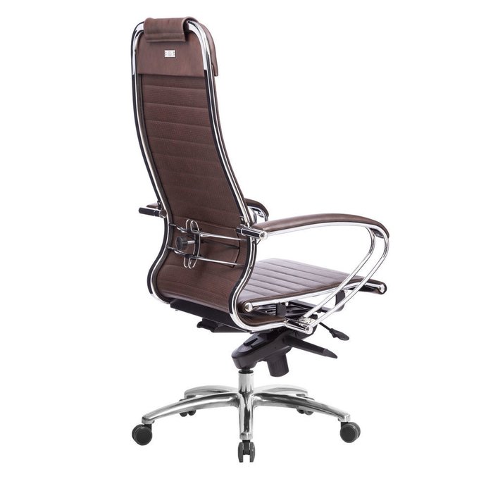 Кресло офисное Samurai темно-коричневого цвета - лучшие Офисные кресла в INMYROOM