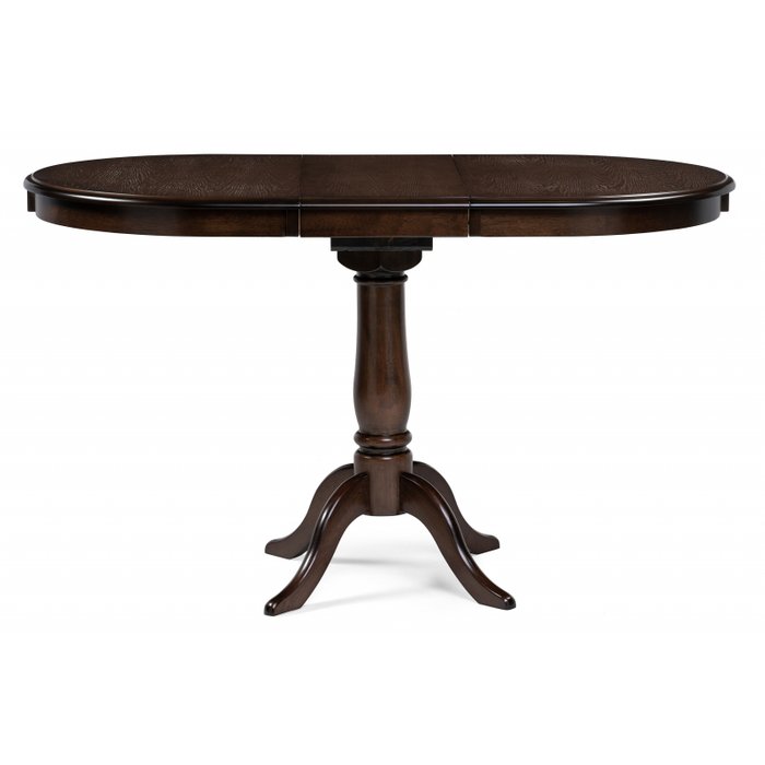 Раздвижной обеденный стол Moena 100х70 темно-коричневого цвета - лучшие Обеденные столы в INMYROOM