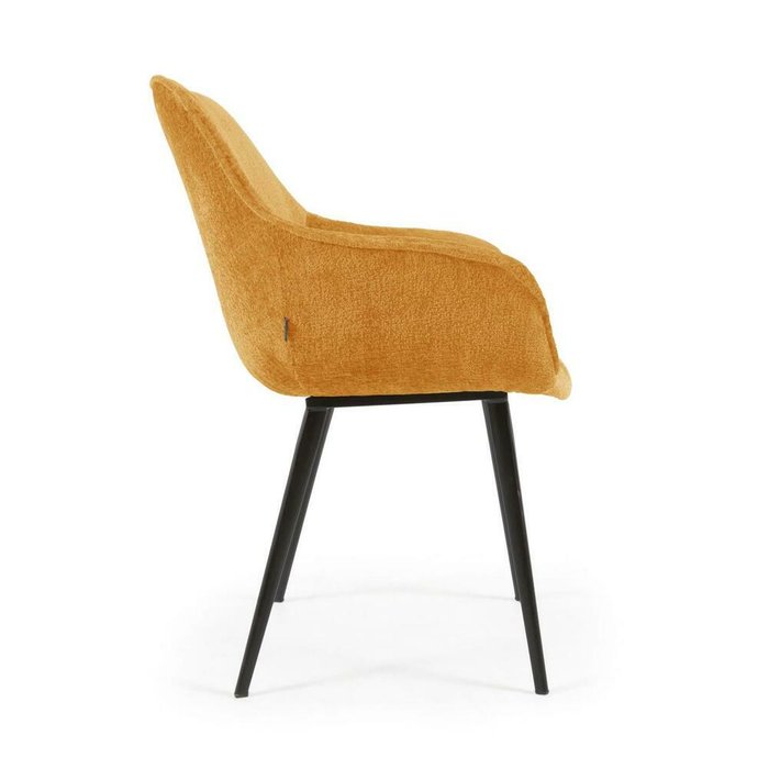 Стул Aminy горчичного цвета - лучшие Обеденные стулья в INMYROOM