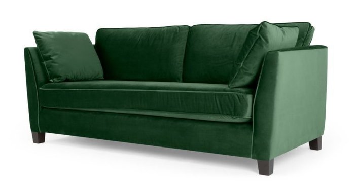 Трехместный раскладной диван Wolsly зеленый - купить Прямые диваны по цене 78400.0