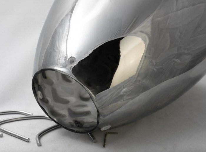 Подвесной светильник Loft с плафоном из стекла серого цвета  - лучшие Подвесные светильники в INMYROOM