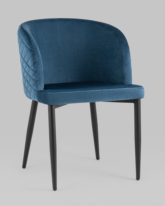 Стул Оскар синего цвета - купить Обеденные стулья по цене 9990.0