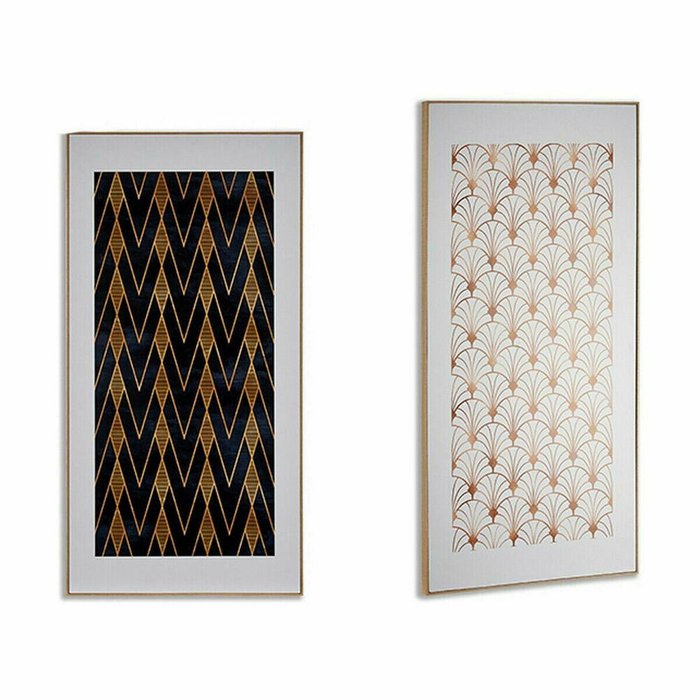 Полотно геометрический 61,5 x 3 x 121,5 cm (2 штук) - купить Картины по цене 14814.0
