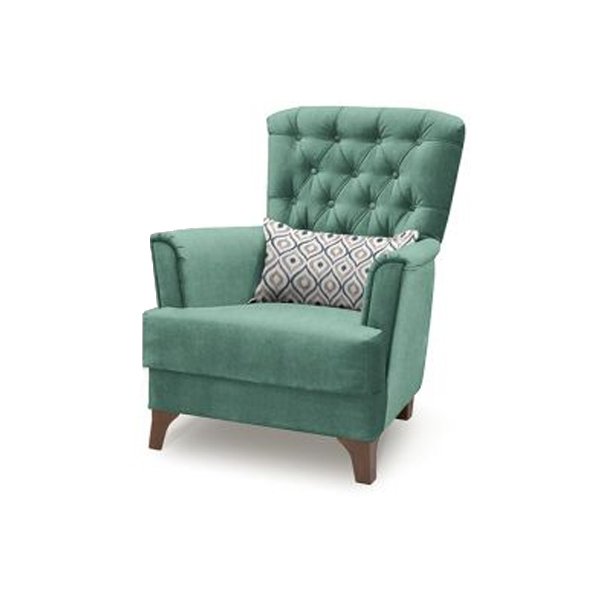 Кресло Ирис зеленого цвета - купить Интерьерные кресла по цене 13497.0