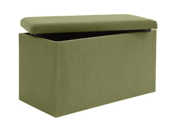Пуф Craft зеленого цвета с ёмкостью для хранения - купить Пуфы по цене 5420.0