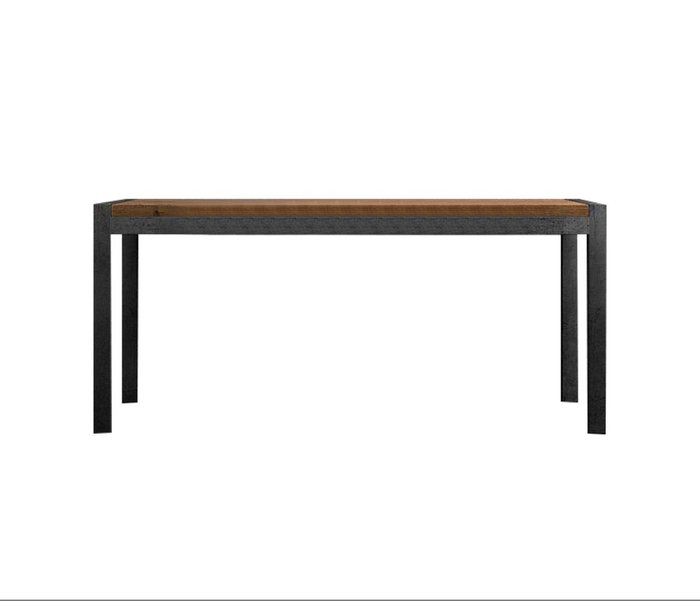 Обеденный стол Чарльстон черно-коричневого цвета