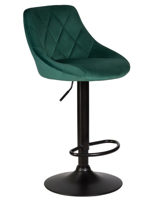 Стул барный Logan темно-зеленого цвета - купить Барные стулья по цене 6350.0