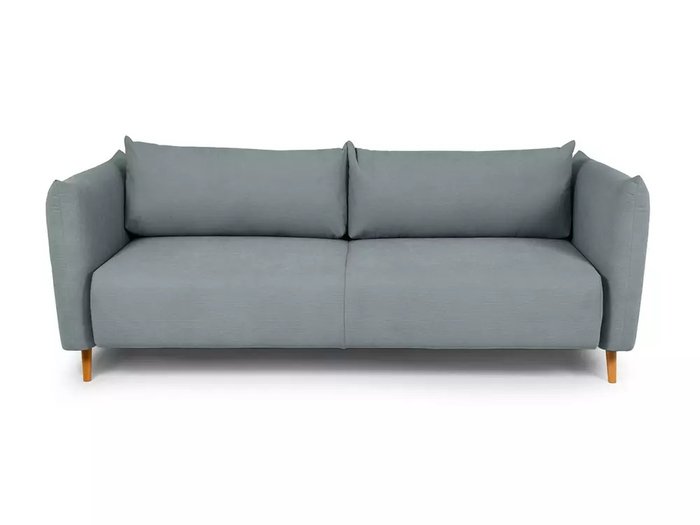 Диван-кровать Menfi серого цвета с бежевыми ножками - купить Прямые диваны по цене 111960.0
