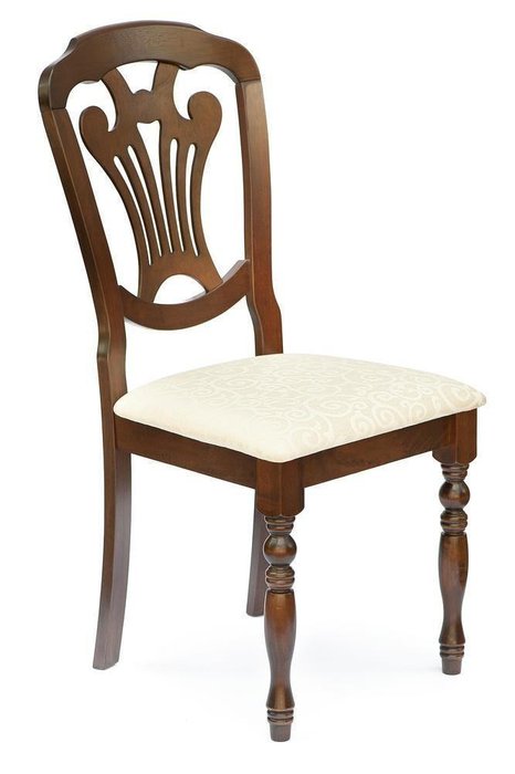 Набор из двух стульев Персей бежево-коричневого цвета - купить Обеденные стулья по цене 10660.0
