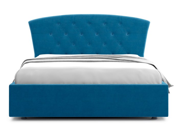 Кровать Premo 160х200 сине-голубого цвета с подъемным механизмом  - купить Кровати для спальни по цене 43300.0