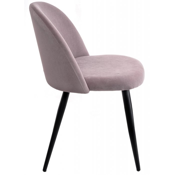 Обеденный стул Vels light purple светло-пурпурного цвета - лучшие Обеденные стулья в INMYROOM