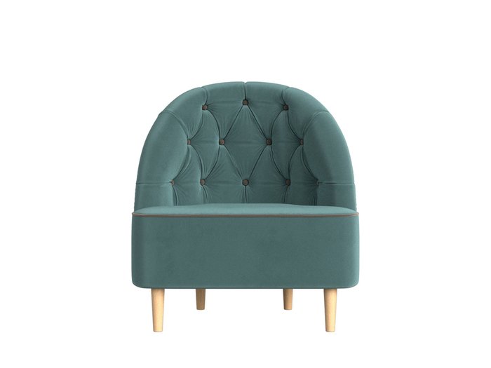 Кресло Амиса бирюзового цвета - купить Интерьерные кресла по цене 23999.0