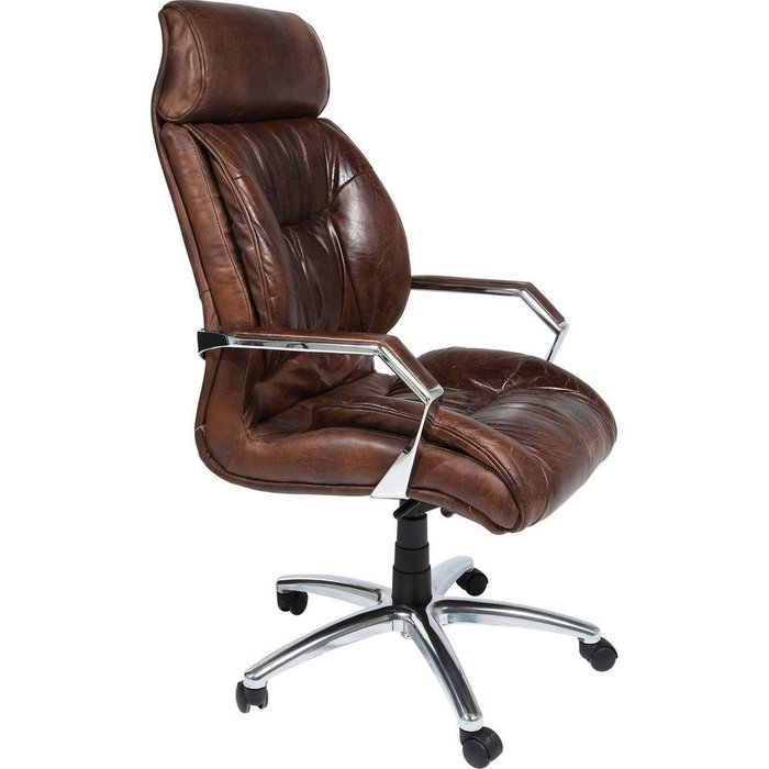 Кресло офисное Cigar Lounge темно-коричневого цвета