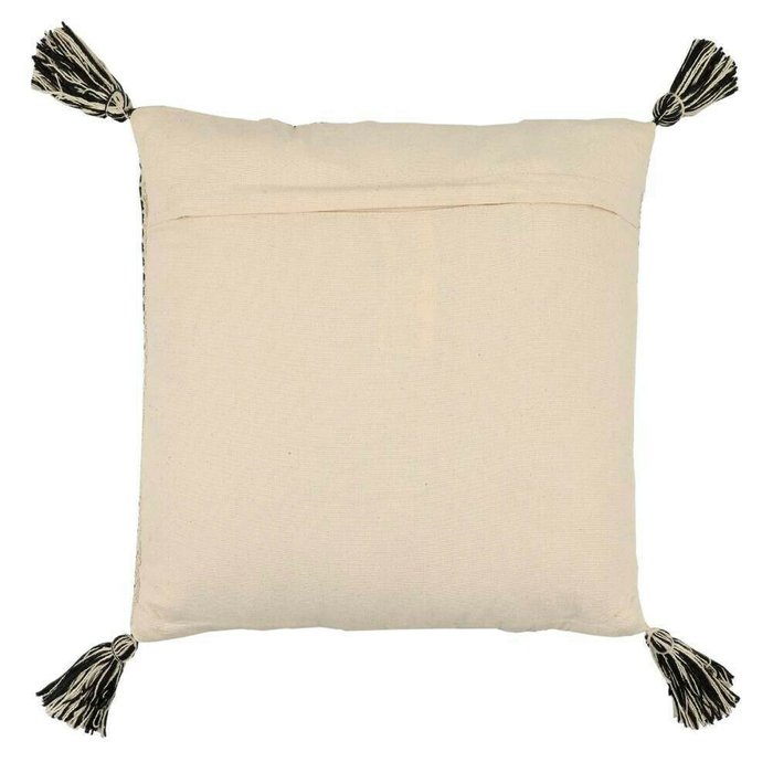 Декоративная подушка Chevery 45х45 черно-бежевого цвета - купить Декоративные подушки по цене 4490.0