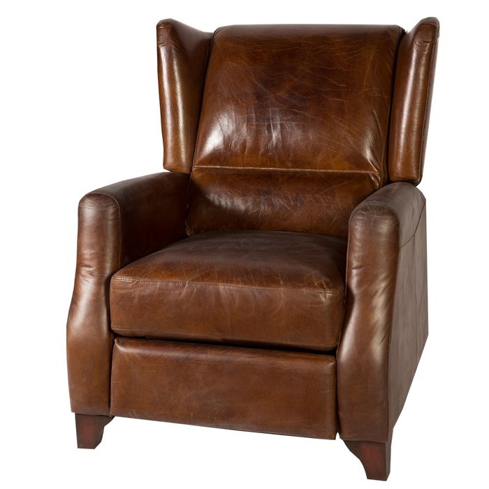 Кожаное кресло-реклайнер Розита - купить Интерьерные кресла по цене 170681.0