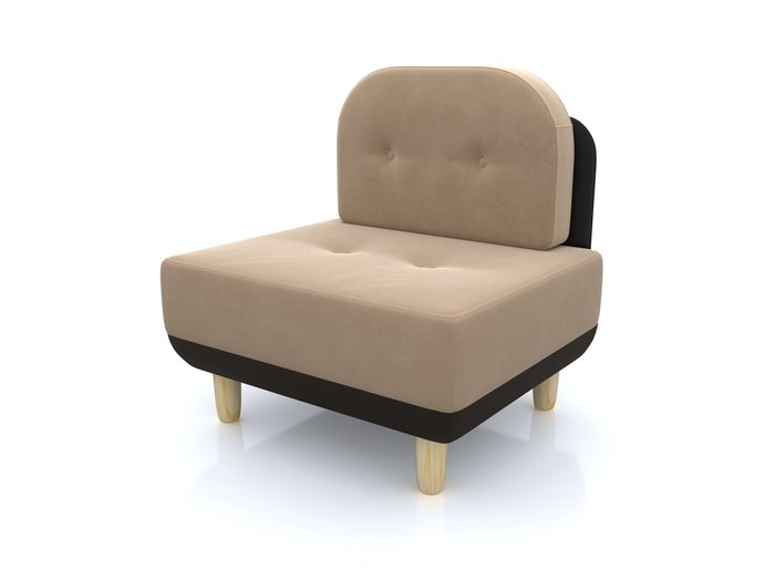 Кресло Торли бежевого цвета - лучшие Интерьерные кресла в INMYROOM