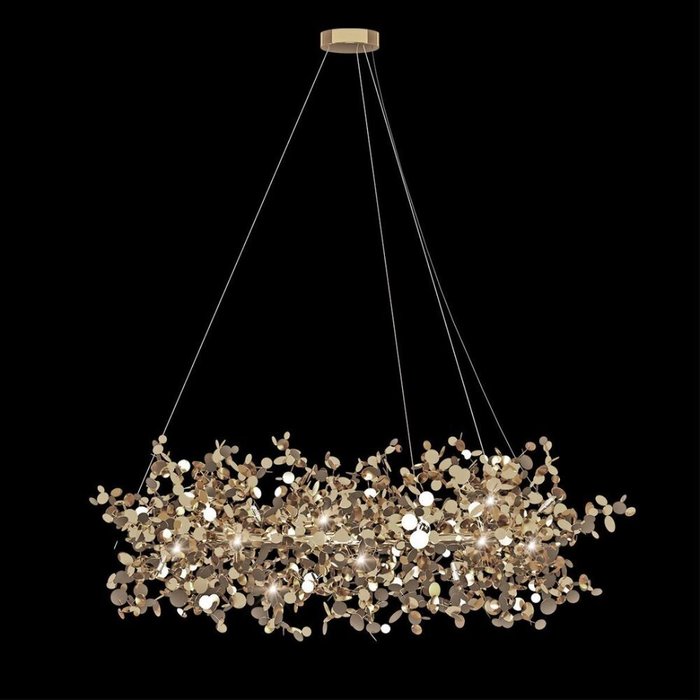 Подвесная люстра Spark 10101/600 Gold (металл, цвет золото) - купить Подвесные люстры по цене 27400 Подвесная люстра Spark 10101/600 Gold (металл, цвет золото) - купить Подвесные люстры по цене 27400