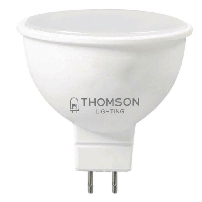 Лампа светодиодная Thomson GU5.3 6W 3000K полусфера матовая TH-B2045