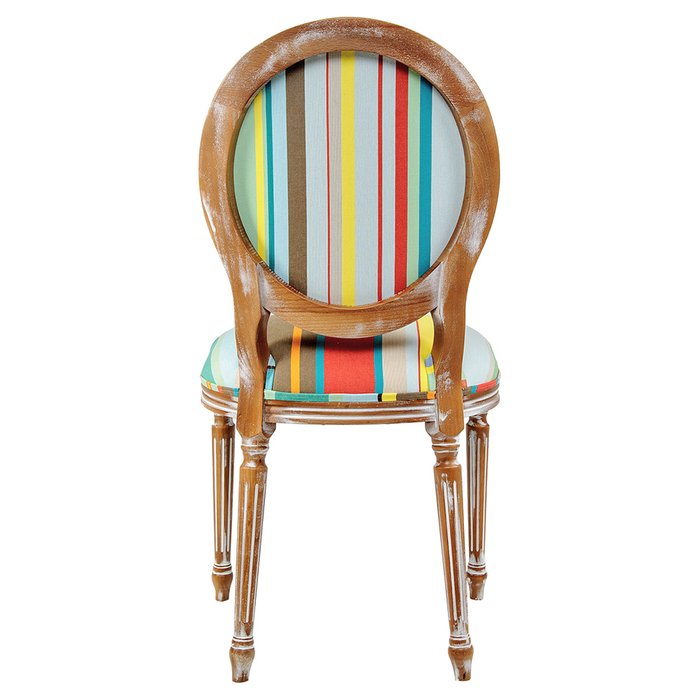 Стул Лоллипоп бело-синего цвета - лучшие Обеденные стулья в INMYROOM