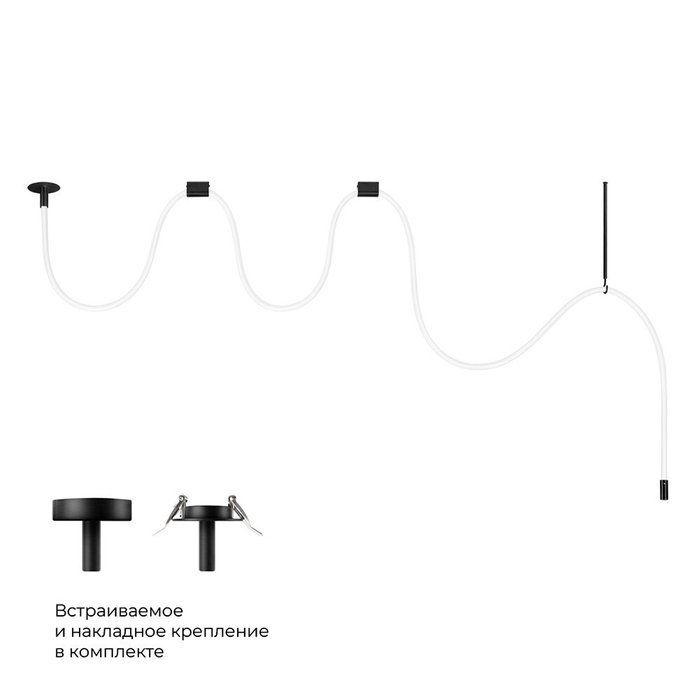 Люстра Loft It Thread 10388B Black - лучшие Потолочные светильники в INMYROOM