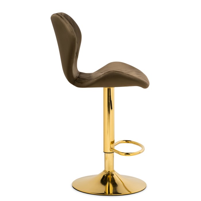 Барный стул Porch коричнево-золотого цвета - лучшие Барные стулья в INMYROOM