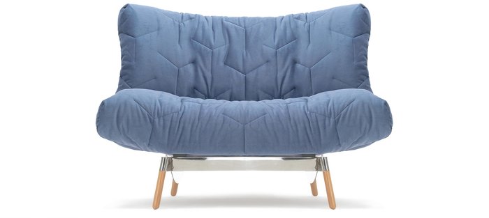  Кресло-кровать АРТЕС Аэро Хром синего цвета - купить Интерьерные кресла по цене 21990.0