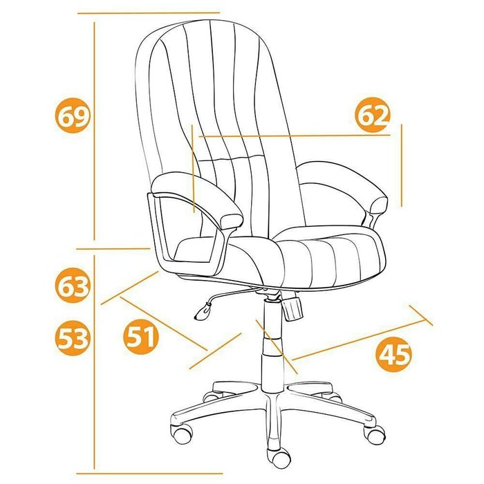 Кресло офисное серого цвета - купить Офисные кресла по цене 7425.0