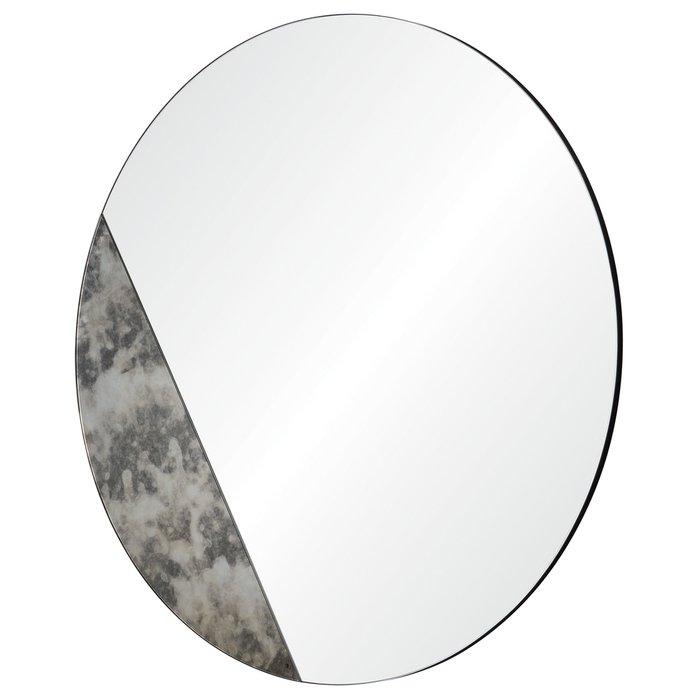 Настенное зеркало Хьюз диаметр 90 серебряного цвета - купить Настенные зеркала по цене 26754.0