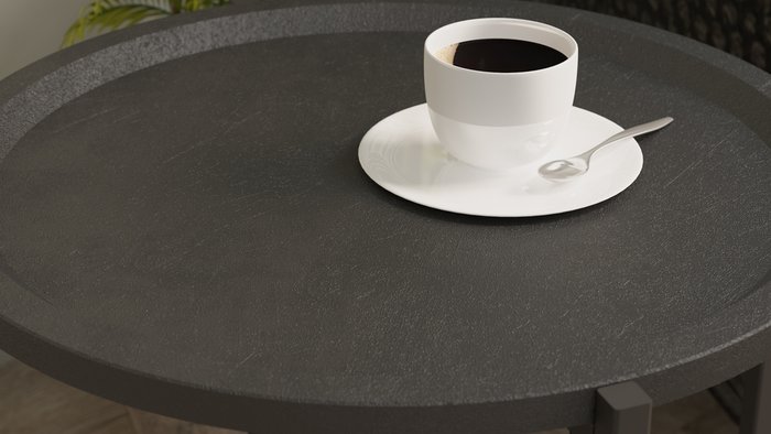 Сервировочный стол Бьерн черного цвета - лучшие Сервировочные столики в INMYROOM