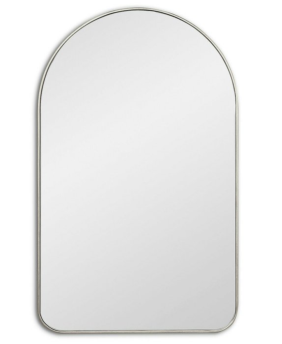 Настенное зеркало Arch M в раме серебряного цвета