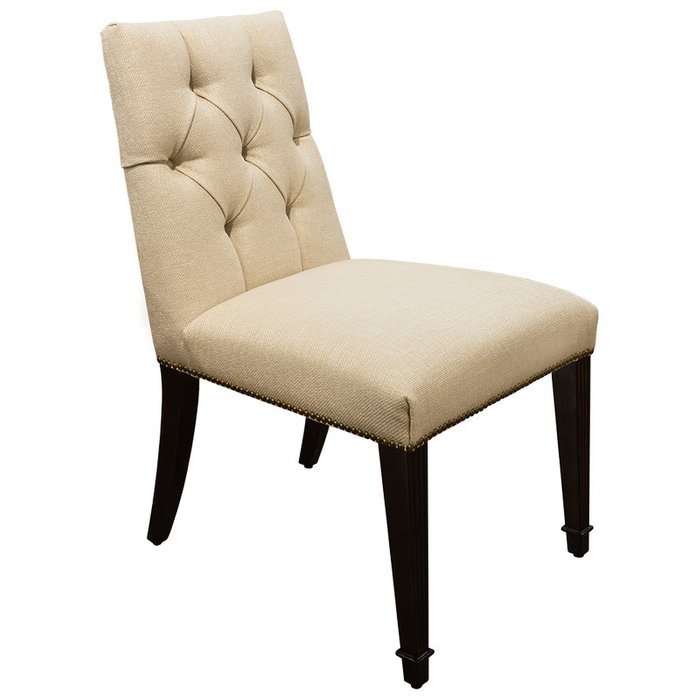 Стул с мягкой обивкой Mestre бежевого цвета - купить Обеденные стулья по цене 25526.0