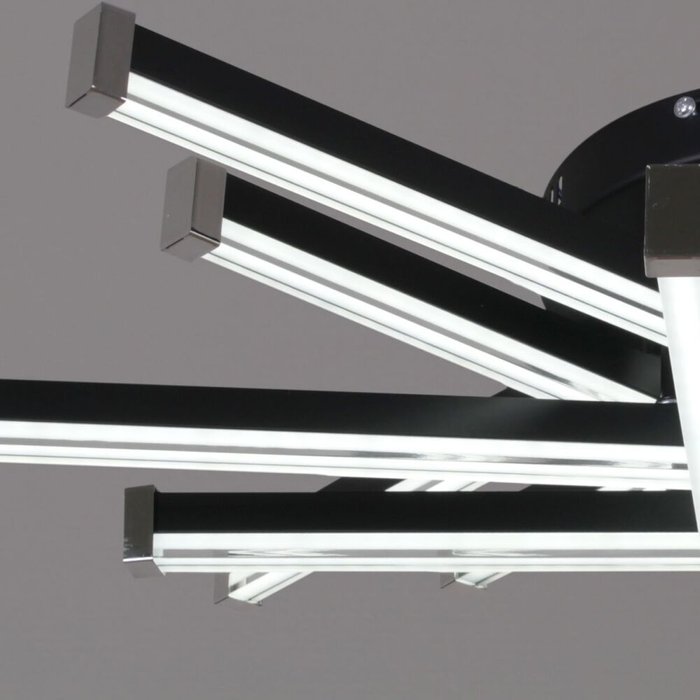 Потолочная люстра 63090-0.3-08 BK (акрил, цвет прозрачный) - купить Потолочные люстры по цене 11250 Потолочная люстра 63090-0.3-08 BK (акрил, цвет прозрачный) - купить Потолочные люстры по цене 11250