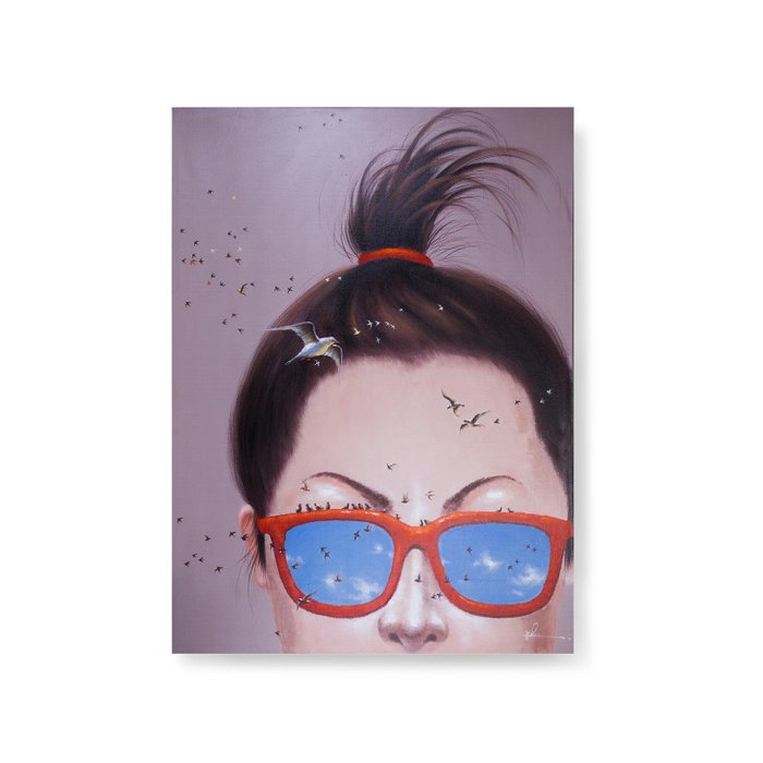 Картина Girl in Glasses на холсте