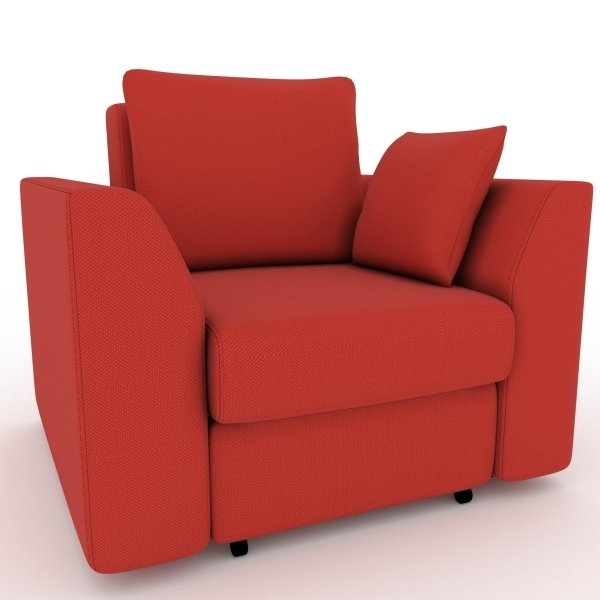 Кресло-кровать Belfest красного цвета